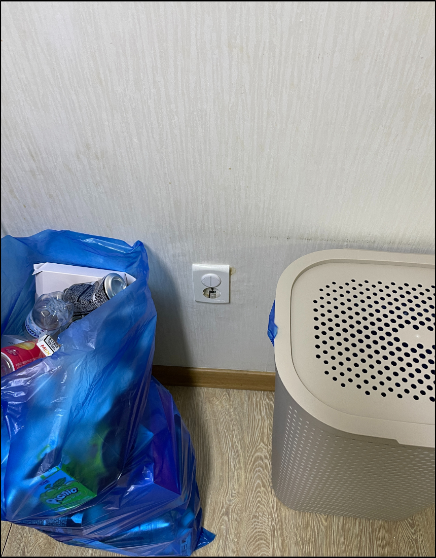 주방 인접 벽면 콘센트 누전 선로 점검 대상 확인